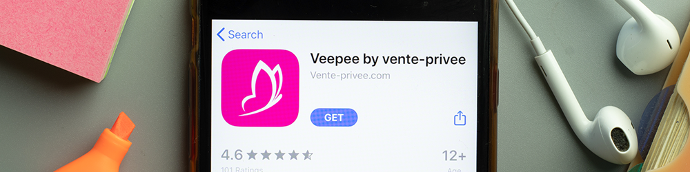 Photo of the Veepee app