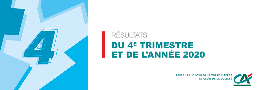 Visuel officiel pour les résultats du 4ème trimestre et de l'année 2020